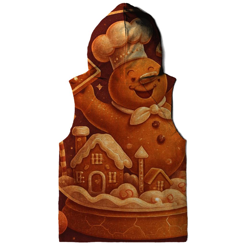 Gingerbread Cabin Snow Globe Ruckus lightweight hoodies