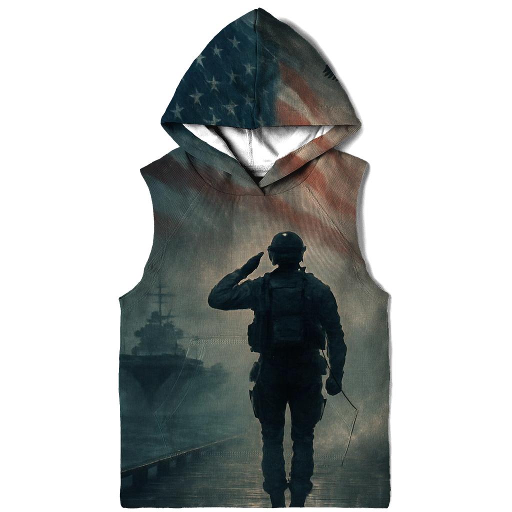 Silent Watch Over Liberty Bay lightweight hoodies