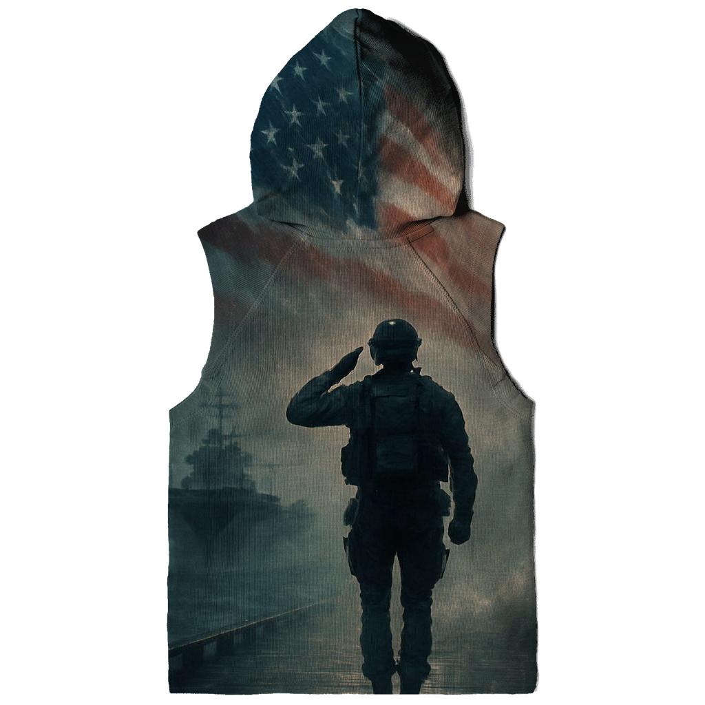 Silent Watch Over Liberty Bay lightweight hoodies