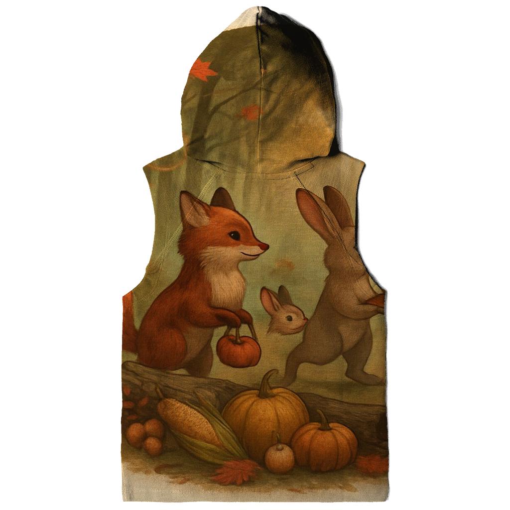 Woodland Harvest Parade At Sunset printed hoodies