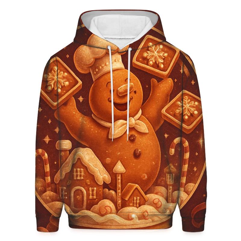 Gingerbread Cabin Snow Globe Ruckus hoodies fashion