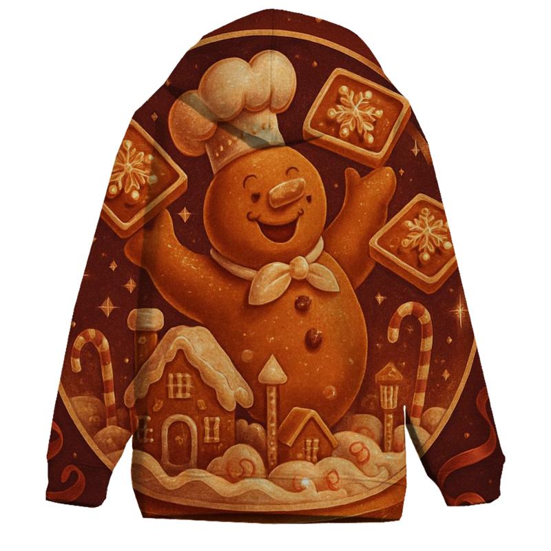 Gingerbread Cabin Snow Globe Ruckus hoodies fashion