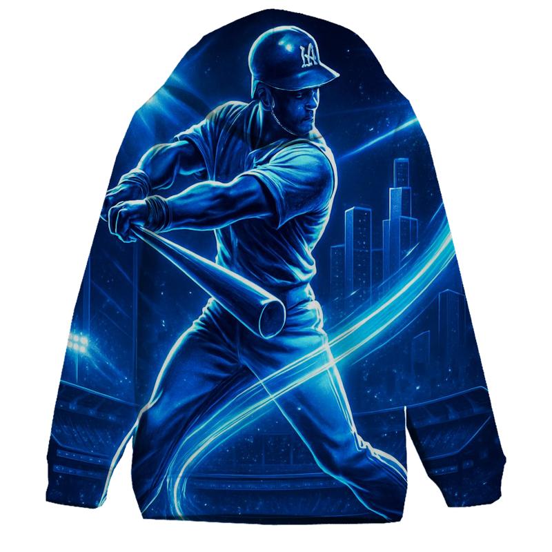 Electric Swing Over Chavez Ravine embroidered hoodies