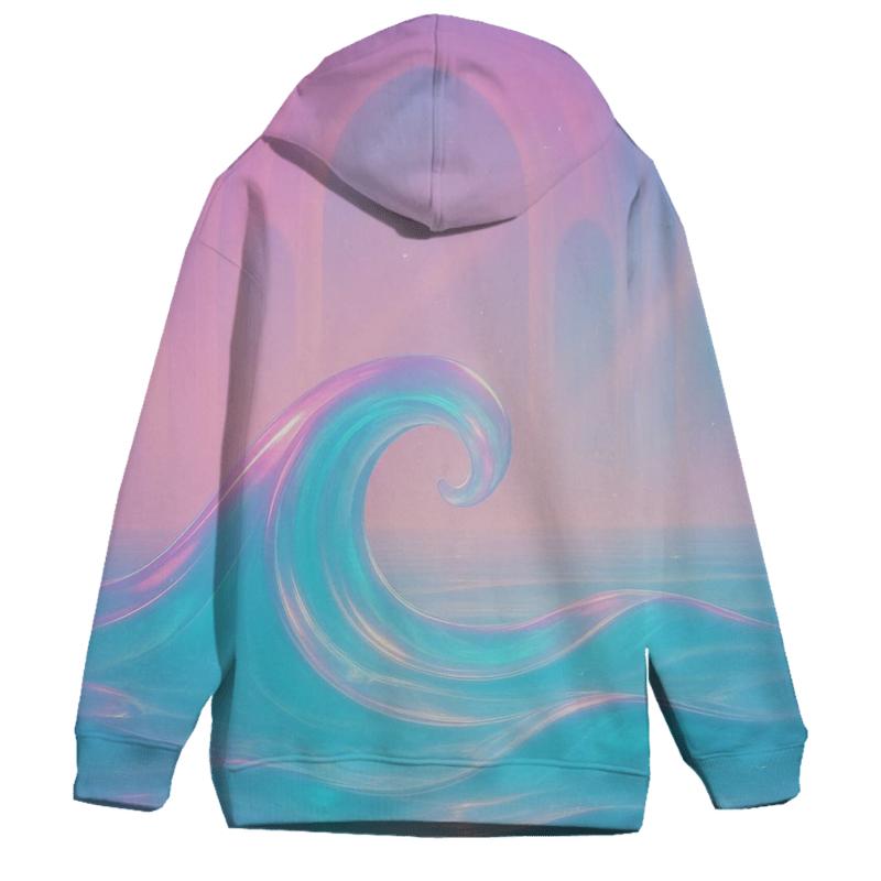 Prismatic Tide Cathedral premium hoodies