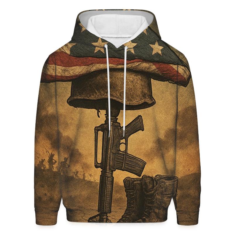 Embers Beneath The Folded Colors printed hoodies