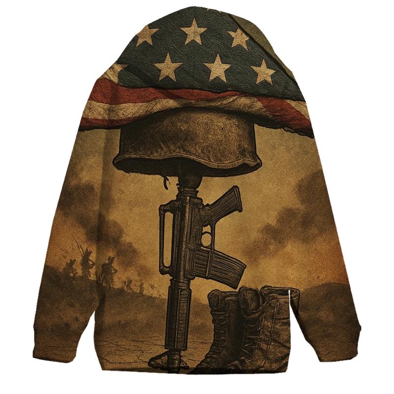 Embers Beneath The Folded Colors printed hoodies