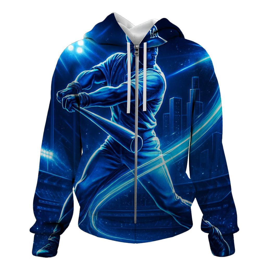 Electric Swing Over Chavez Ravine graphic hoodies