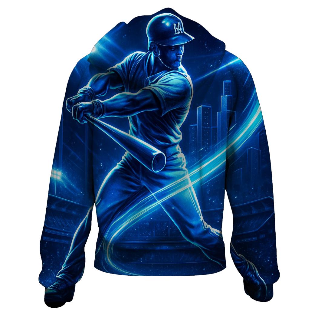 Electric Swing Over Chavez Ravine graphic hoodies