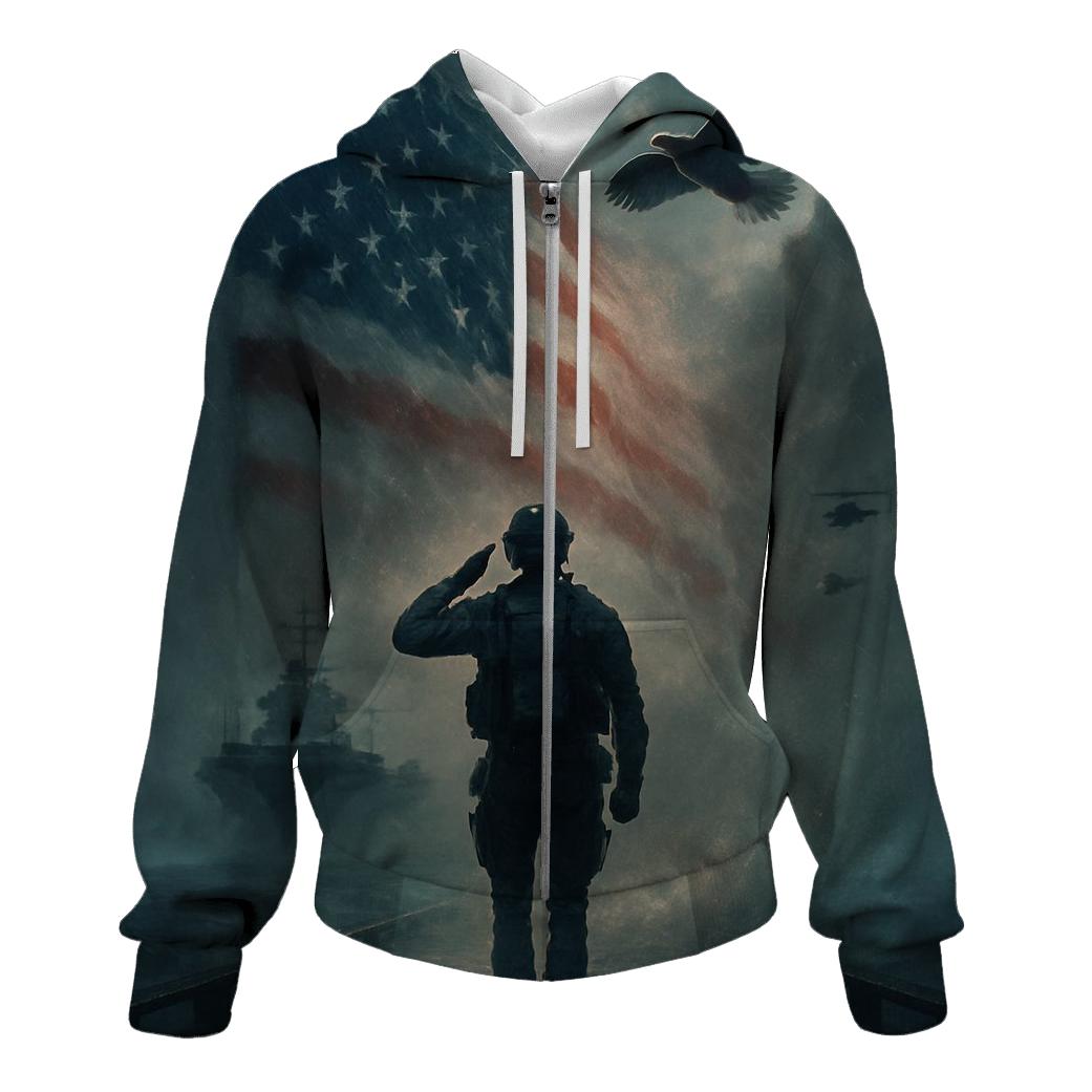 Silent Watch Over Liberty Bay graphic hoodies