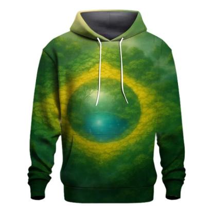 Brazil Rainforest Flag Canopy graphic hoodies