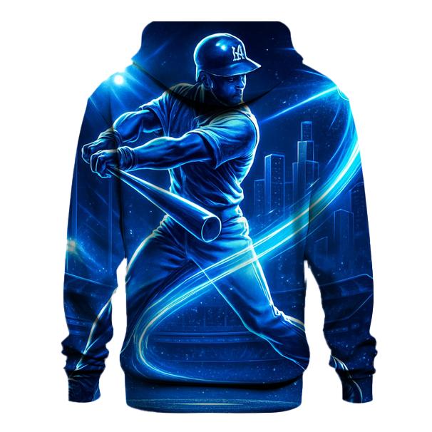Electric Swing Over Chavez Ravine embroidered hoodies