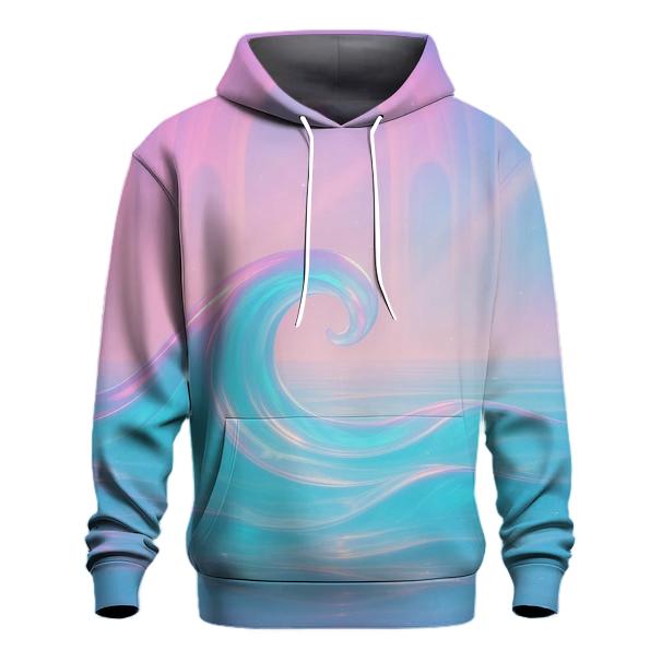 Prismatic Tide Cathedral printed hoodies
