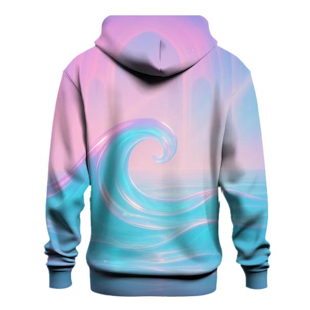 Prismatic Tide Cathedral printed hoodies