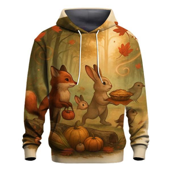 Woodland Harvest Parade At Sunset hoodies fashion