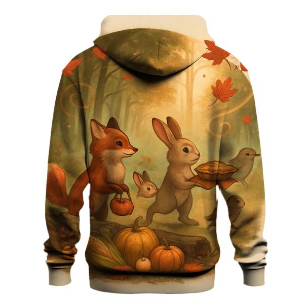 Woodland Harvest Parade At Sunset hoodies fashion