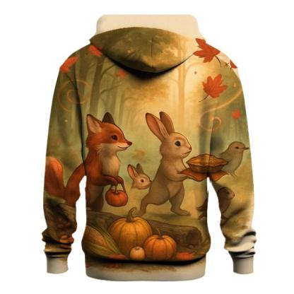 Woodland Harvest Parade At Sunset hoodies fashion