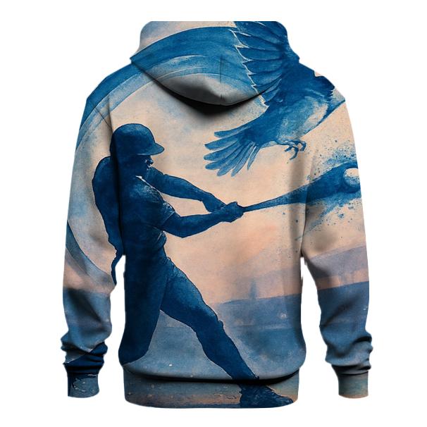 Bat Swing Spiral With Blue Jays Flight custom hoodies