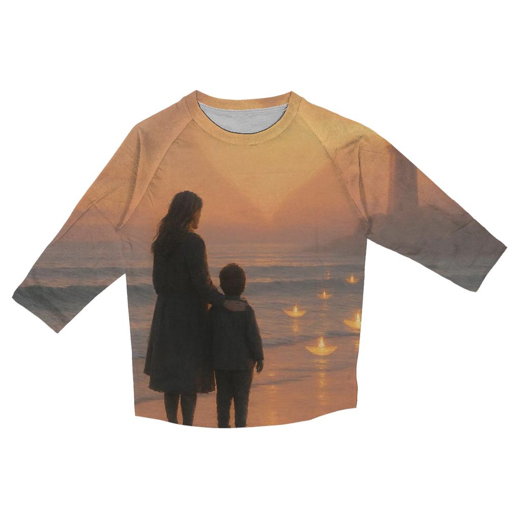 The Heart As A Harbor A Mothers Love That Keeps Returning Ships Safe trendy 3/4 sleeve tops