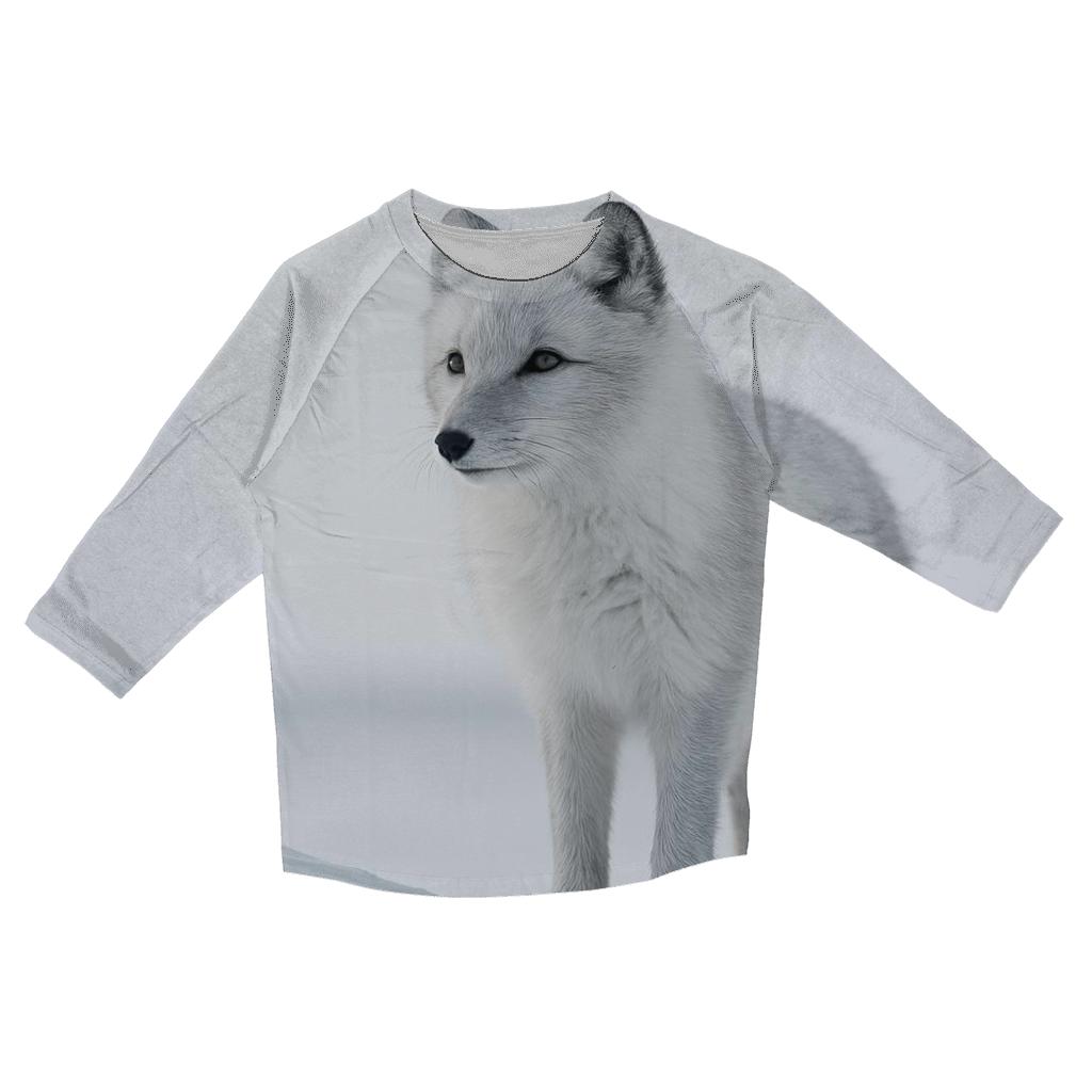 Frostline Sentinel Arctic Fox designer 3/4 sleeve blouses