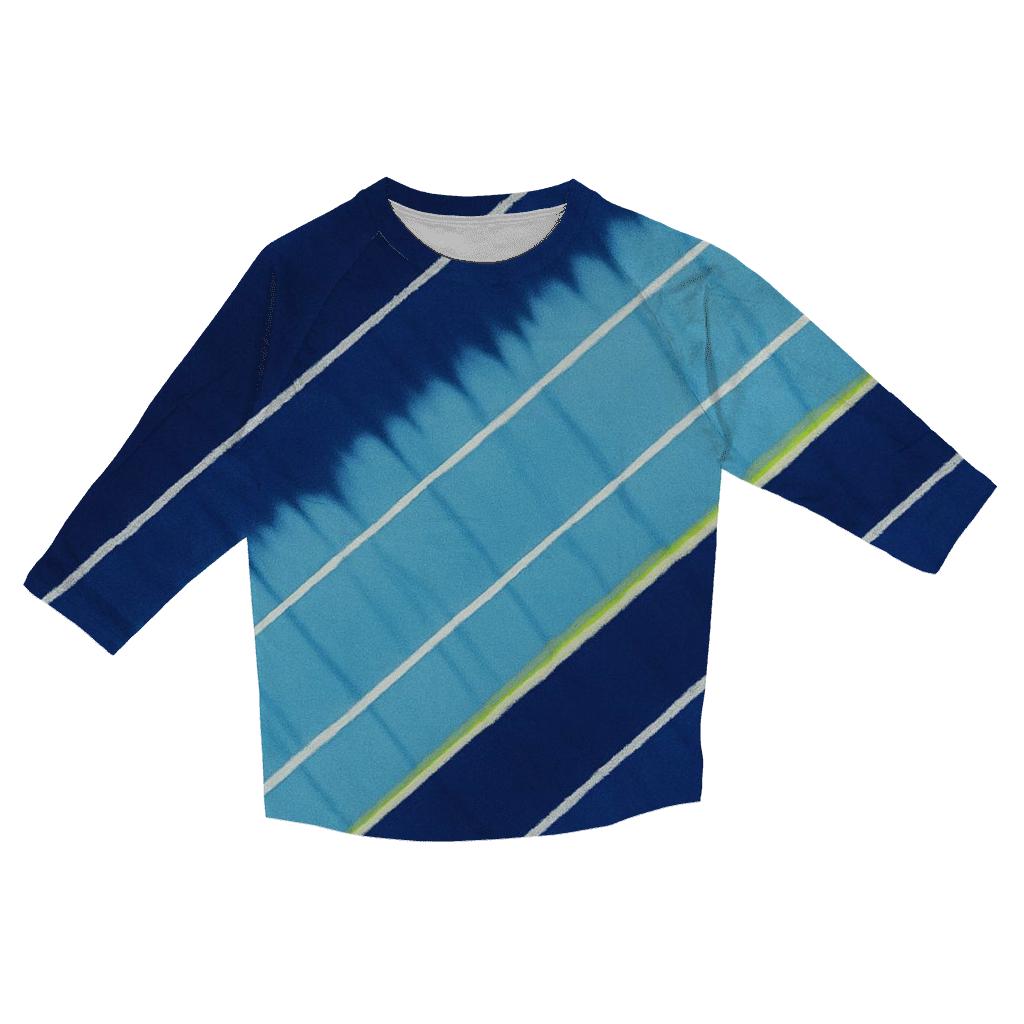 Arashi Comet Trail Diagonals cotton quarter sleeve shirts