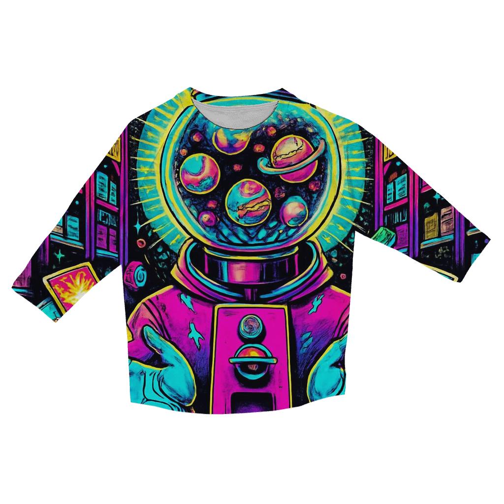 Gumball Oracle In The Vending Cathedral stylish quarter sleeve tops