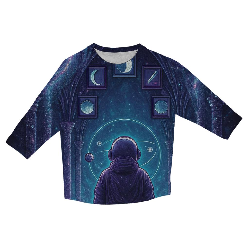 Cathedral Of The Turning Nebula fashion 3/4 sleeve shirts