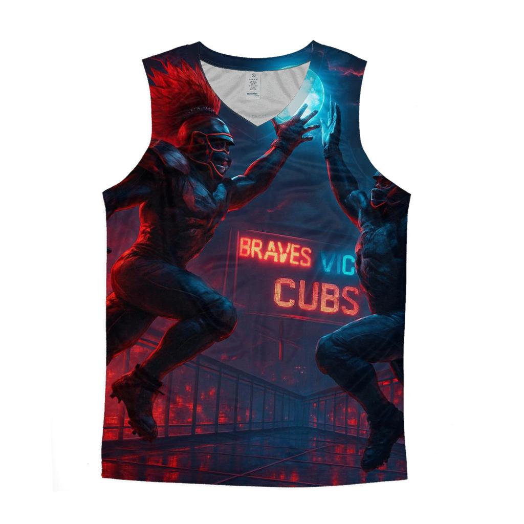 Skybridge Scrimmage Braves Versus Cubs stylish racerback tanks