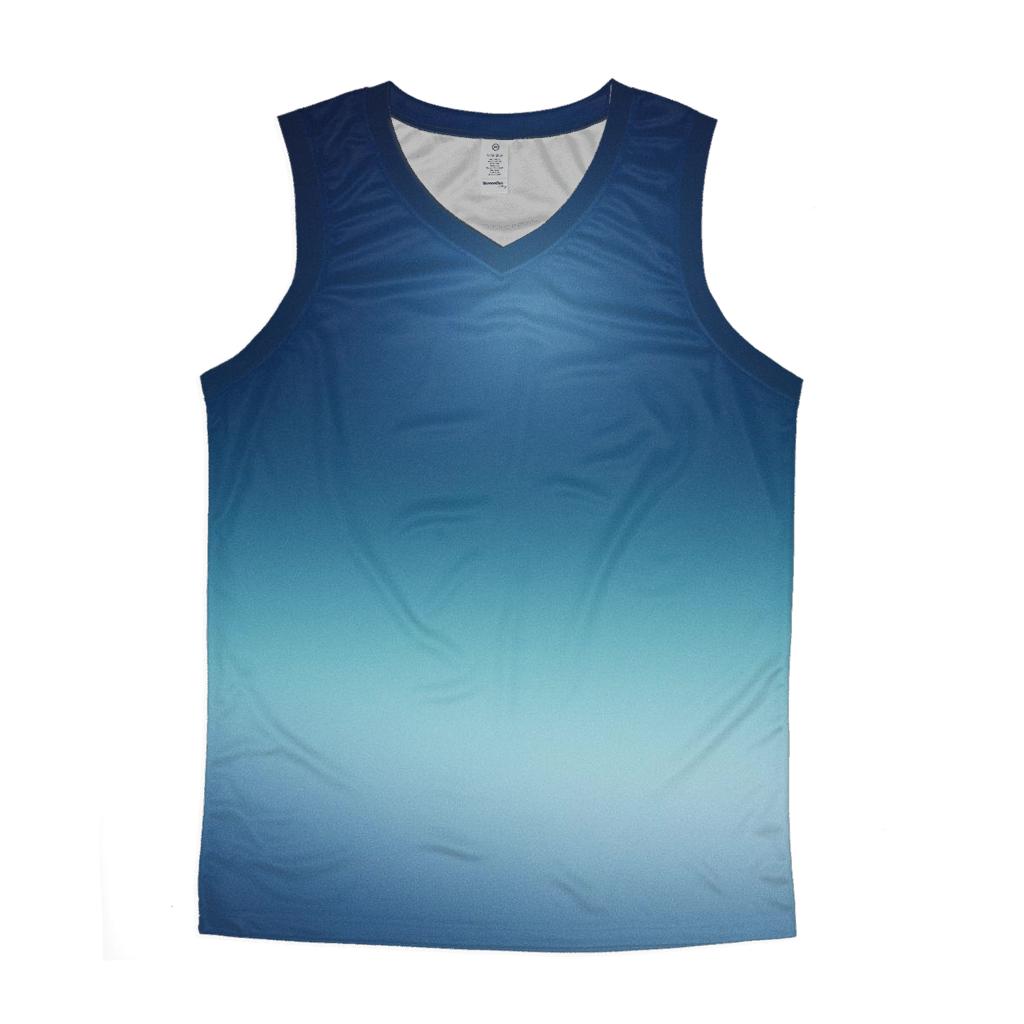 Moonlit Glacier Haze personalized athletic tanks