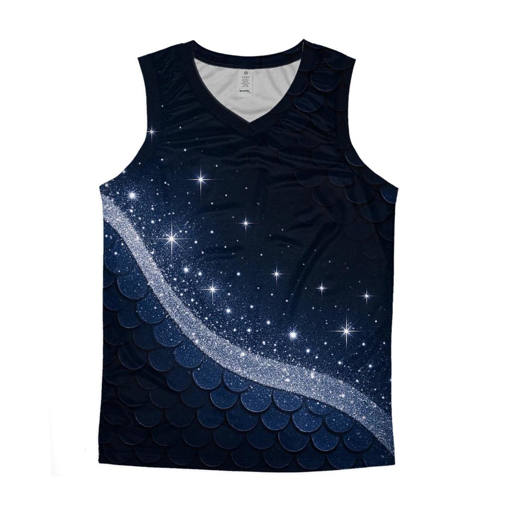 Celestial Sequin Tides custom tank tops