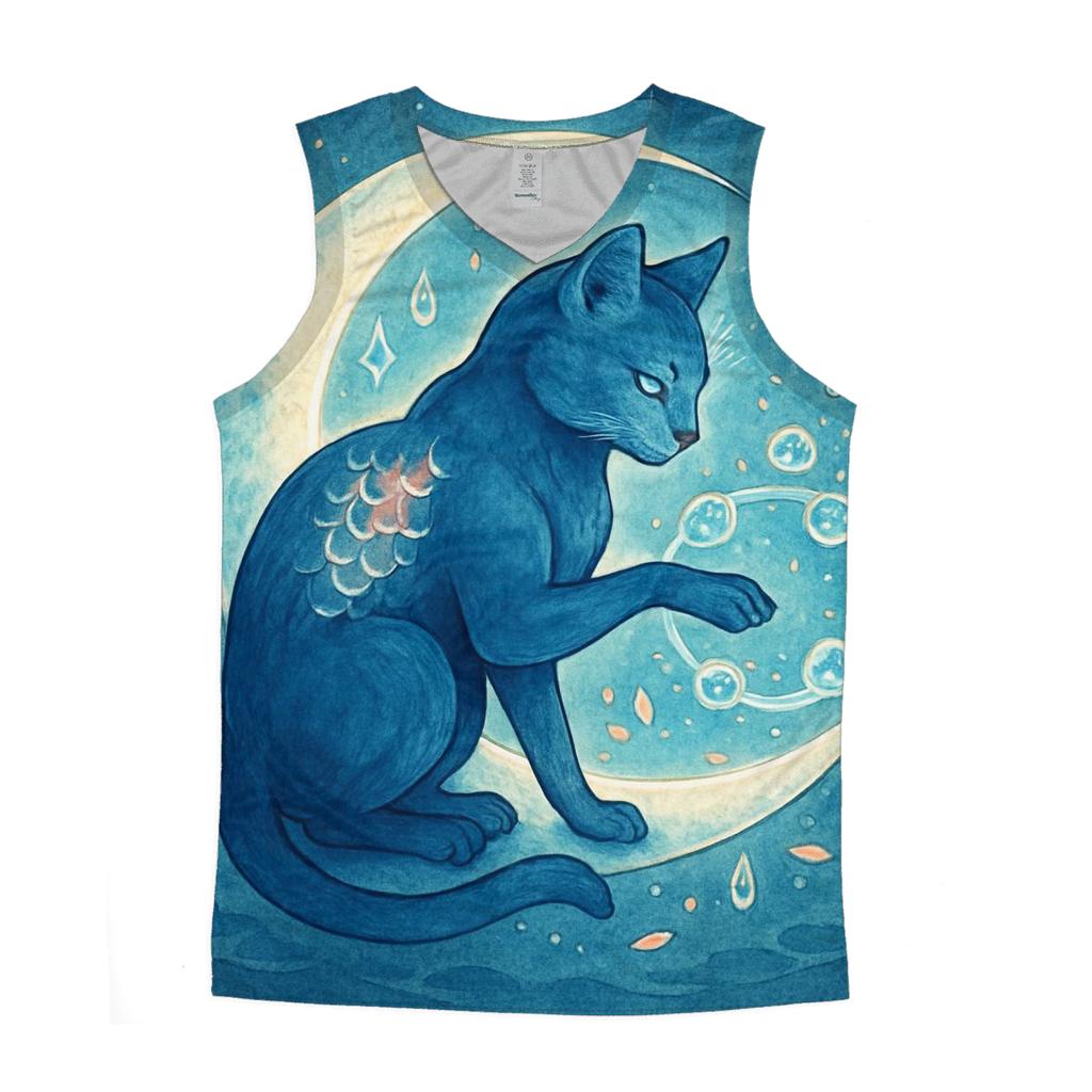Lunar Koi Guardian Cat designer workout tanks