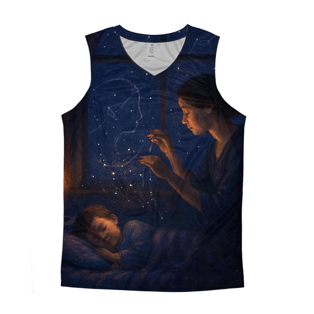 Constellation Lullaby The Map Of Her Love Written Across A Lifetime sports performance tank tops