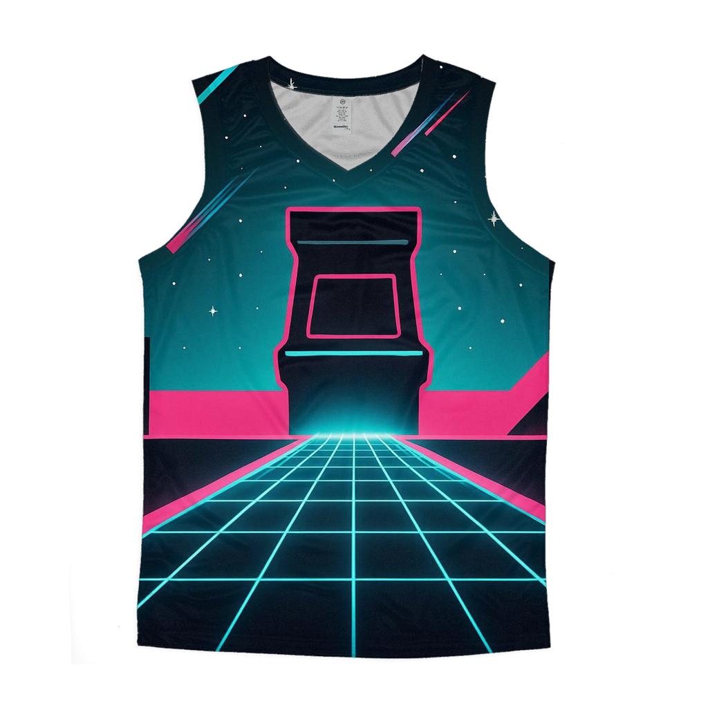 Arcade Starfield Vector Raceway custom tank tops