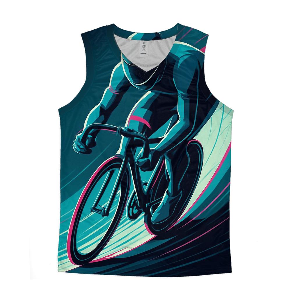Cosmic Velodrome Sprint cotton sleeveless tops