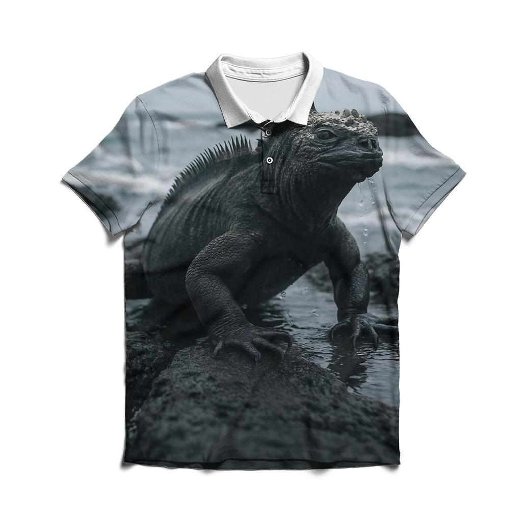 Basalt Surge Marine Iguana casual sports polo shirts