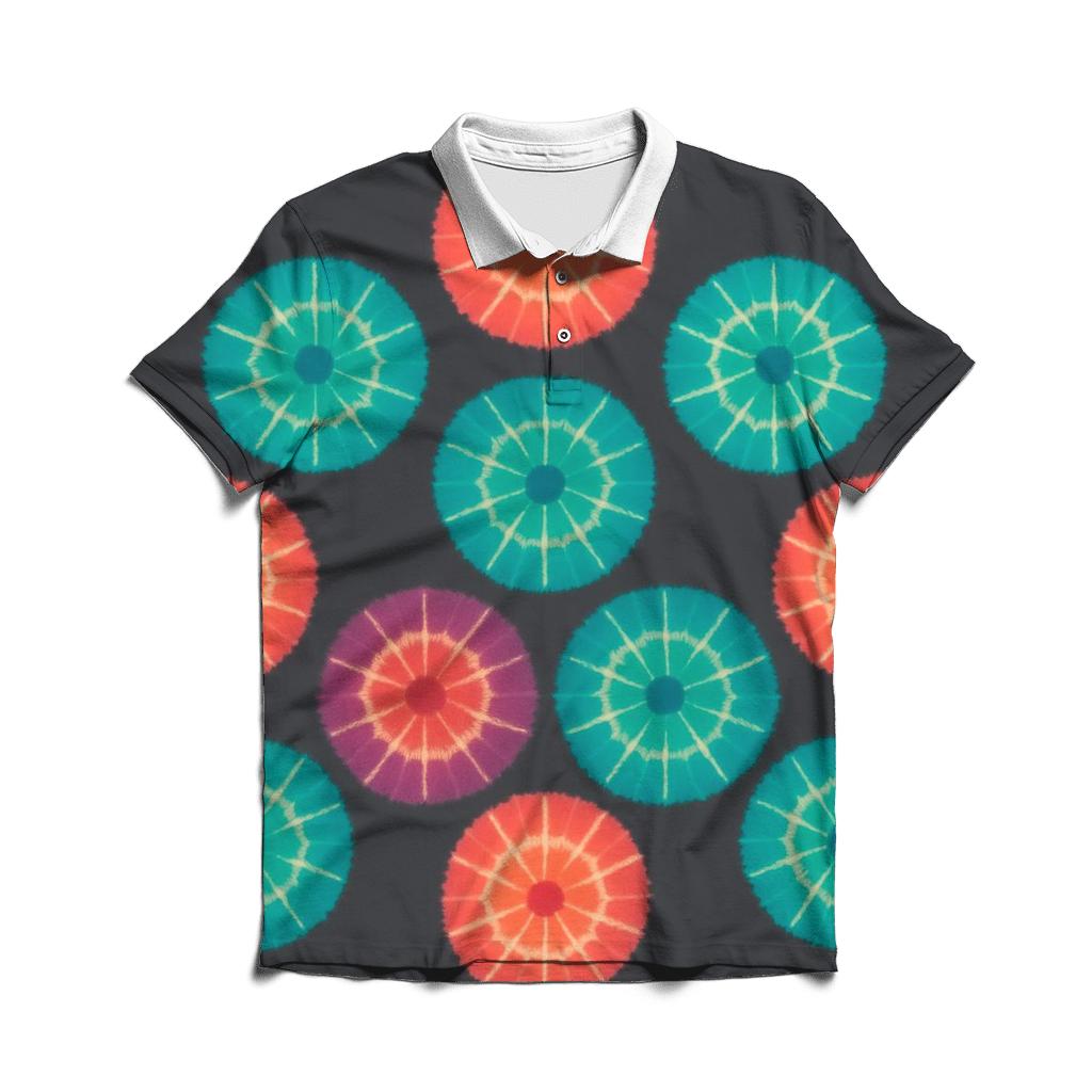 Kumo Nebula Rosette Constellation designer slim fit polos