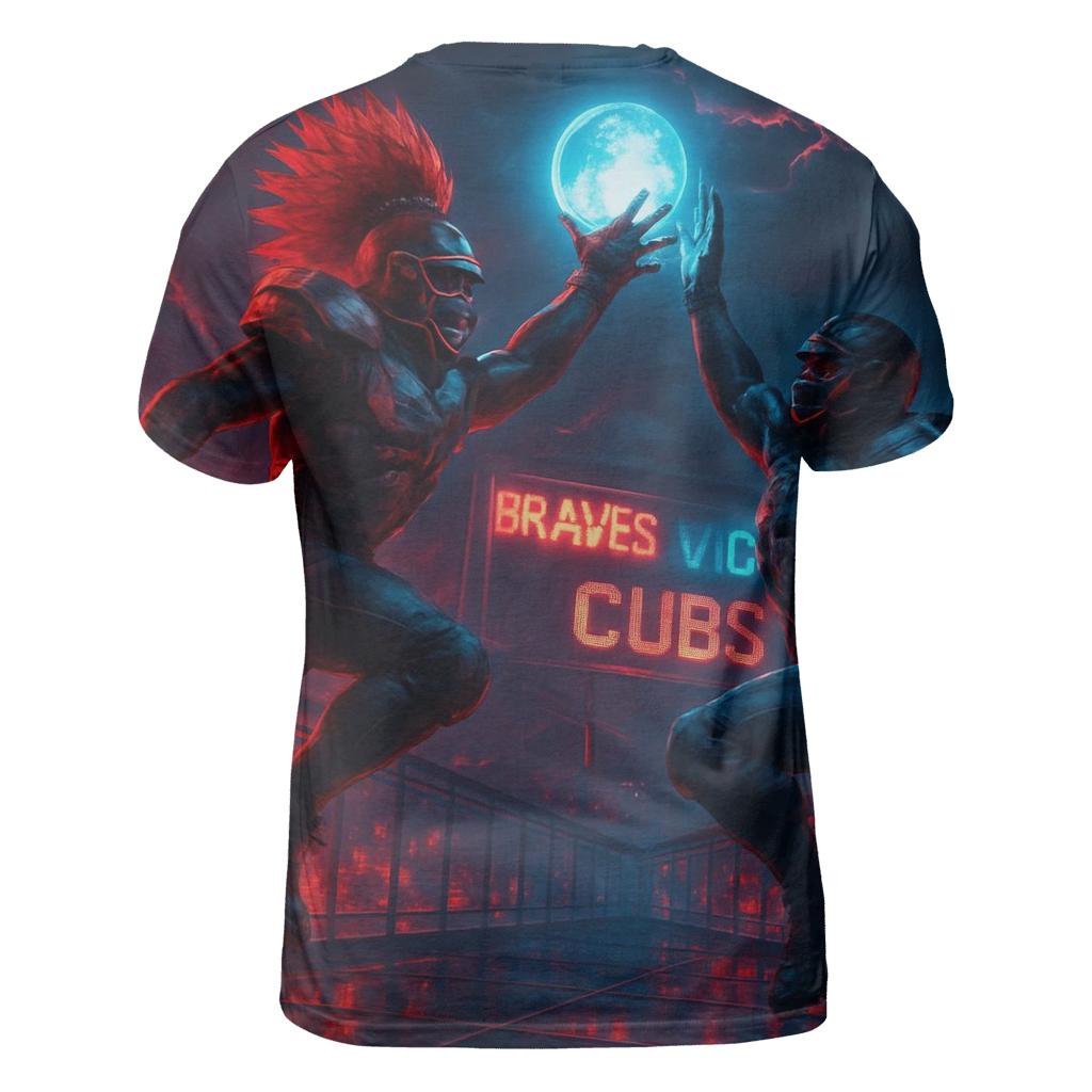 Skybridge Scrimmage Braves Versus Cubs trendy printed shirt styles