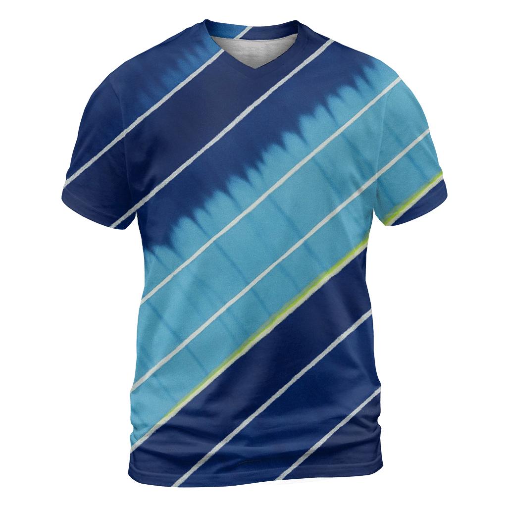 Arashi Comet Trail Diagonals creative print fashion shirts