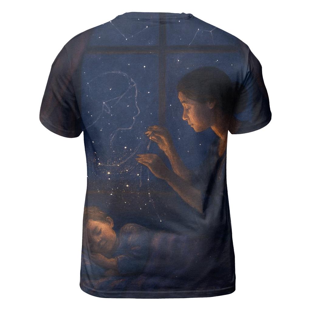 Constellation Lullaby The Map Of Her Love Written Across A Lifetime creative print fashion shirts