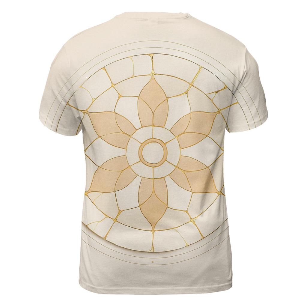 Kintsugi Horizon Mandala trendy printed shirt styles