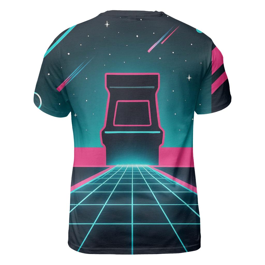 Arcade Starfield Vector Raceway trendy printed shirt styles