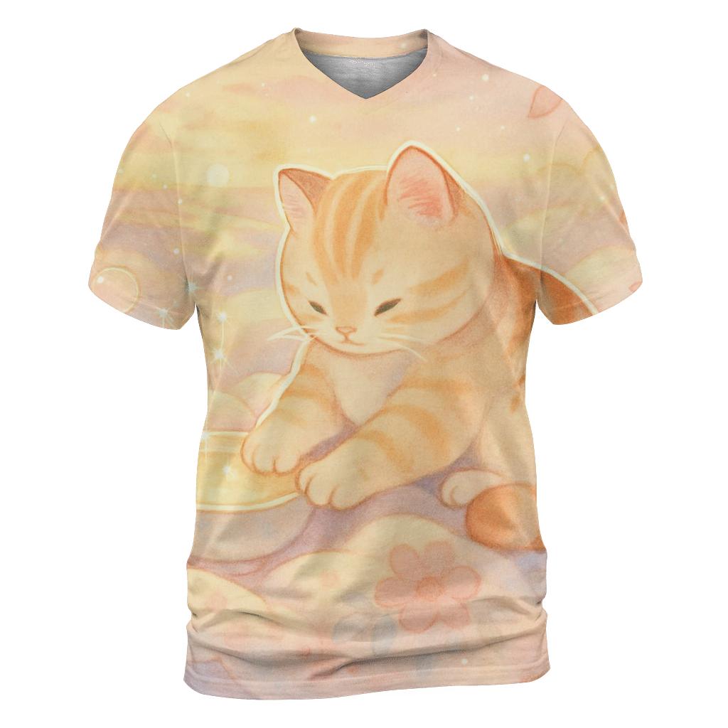 Sunrise Cloud Quilts And Star Milk Kittens designer pattern shirts