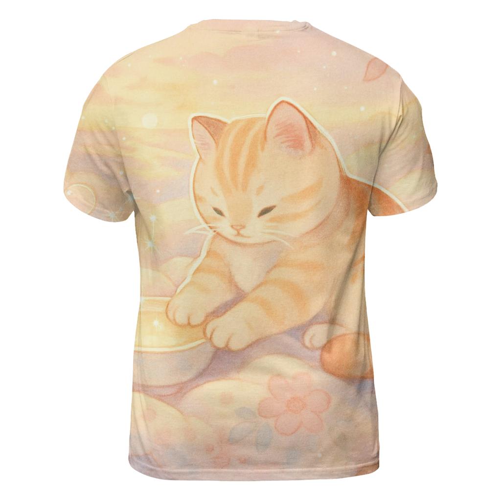 Sunrise Cloud Quilts And Star Milk Kittens designer pattern shirts