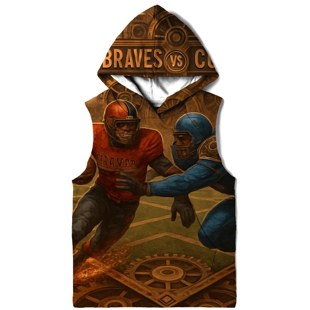 Clockwork Diamond Gridiron Duel Braves Versus Cubs lightweight hoodies