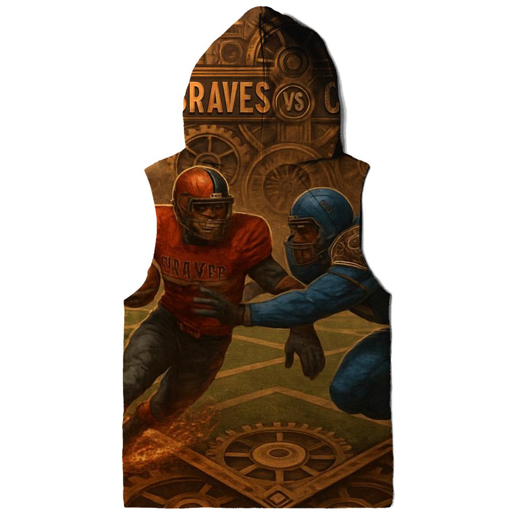 Clockwork Diamond Gridiron Duel Braves Versus Cubs lightweight hoodies