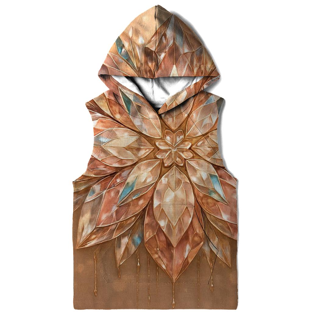 Rose Gold Prism Bloom designer hoodies