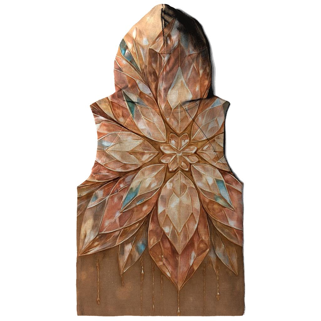 Rose Gold Prism Bloom designer hoodies