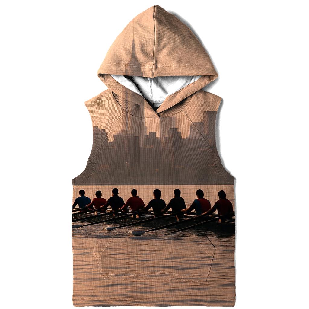 Dawn Crew On The Hudson With Midtown Silhouettes heavyweight hoodies