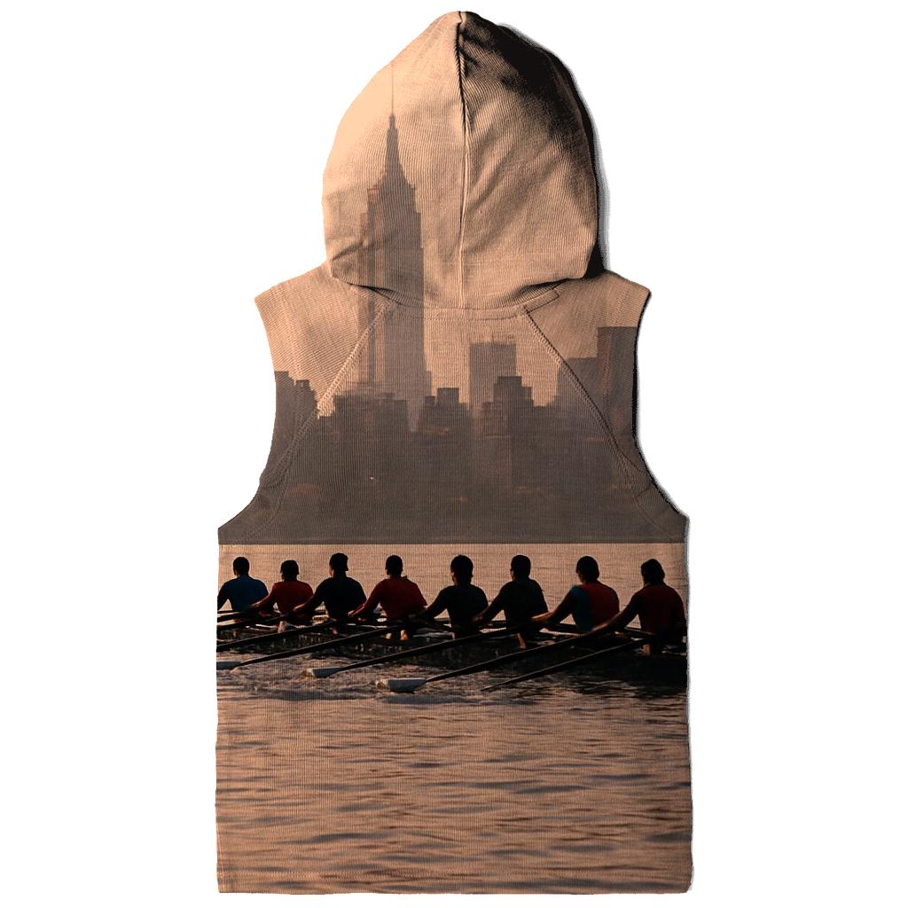 Dawn Crew On The Hudson With Midtown Silhouettes heavyweight hoodies