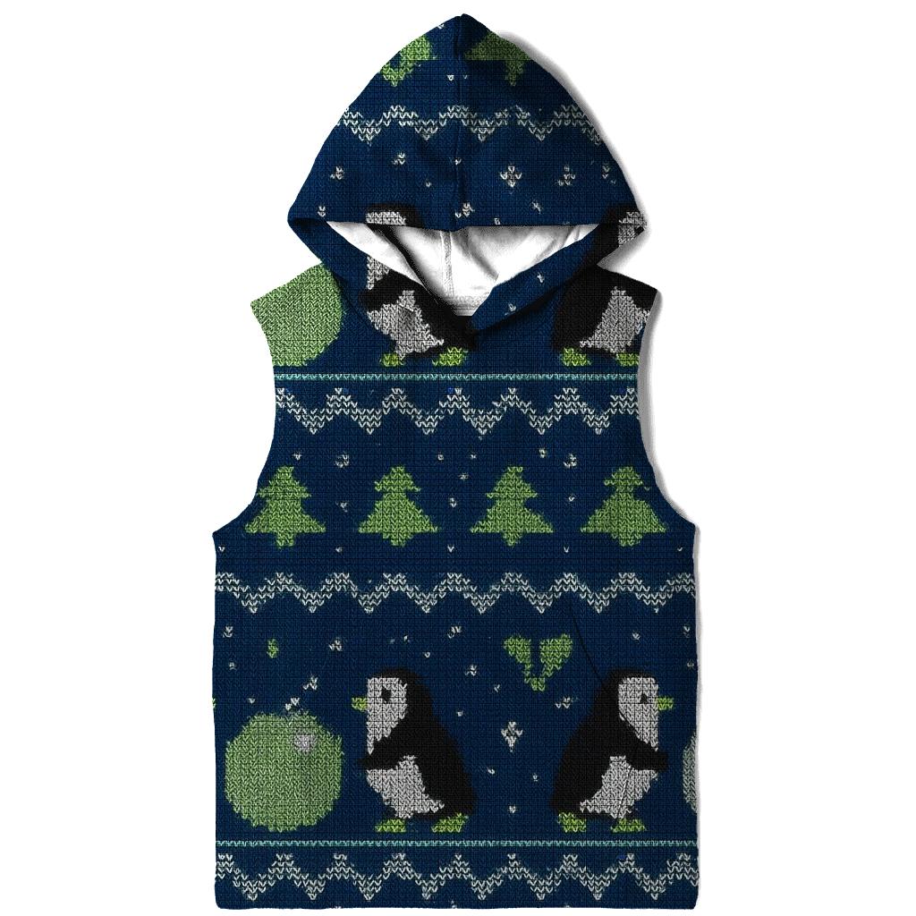 Polar Penguin Ornament Conveyor Design zip-up hoodies