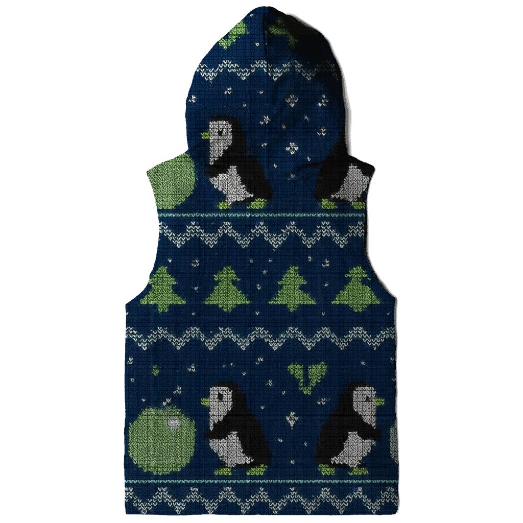 Polar Penguin Ornament Conveyor Design zip-up hoodies